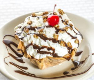 Tex-mex dessert at The Plaza