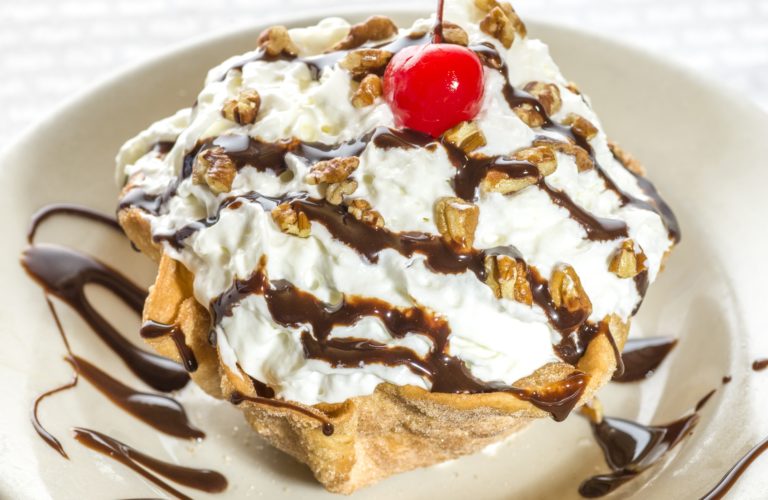 Tex-mex dessert at The Plaza